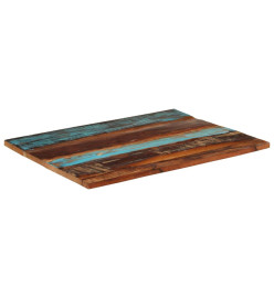 Dessus de table rectangulaire 70x90 cm 25-27 mm Bois récupéré