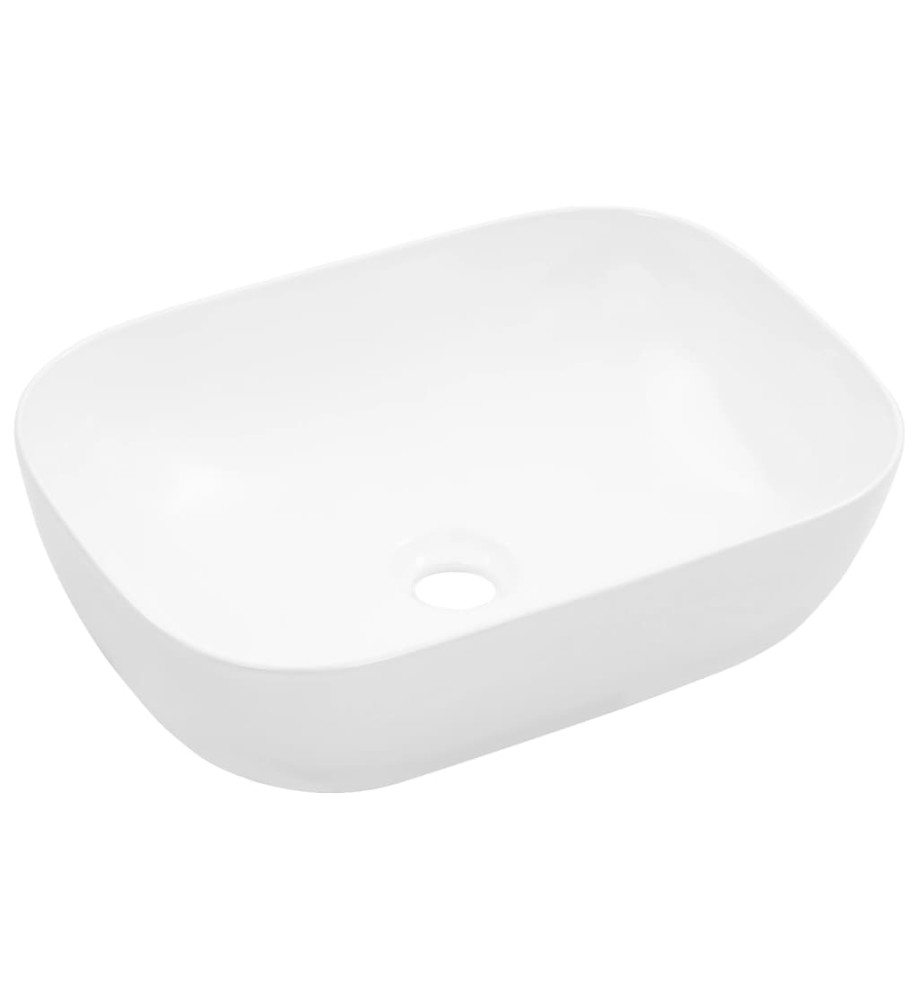 Lavabo 45,5x32x13 cm Céramique Blanc