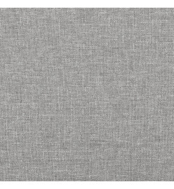 Sommier à ressorts de lit Gris clair 160x200 cm Tissu