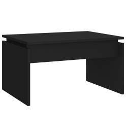 Table basse Noir 68x50x38 cm Aggloméré