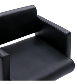 Chaise de salon Noir Similicuir