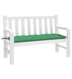 Coussin de banc de jardin vert 120x50x7 cm tissu oxford