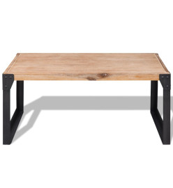 Table basse Bois d'acacia massif 100 x 60 x 45 cm