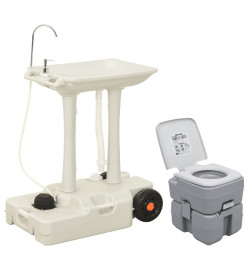 Ensemble de toilette et support de lavage des mains de camping