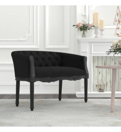 Banc Noir 98x56x69 cm Velours