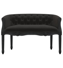 Banc Noir 98x56x69 cm Velours