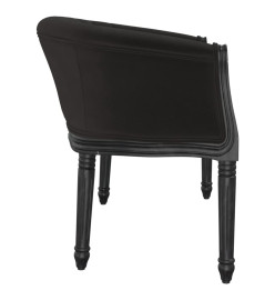 Banc Noir 98x56x69 cm Velours