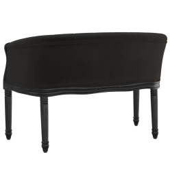 Banc Noir 98x56x69 cm Velours