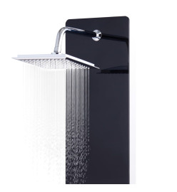 Panneau de douche Verre 25 x 44,6 x 130 cm Noir