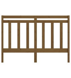 Tête de lit Marron miel 166x4x100 cm Bois massif de pin