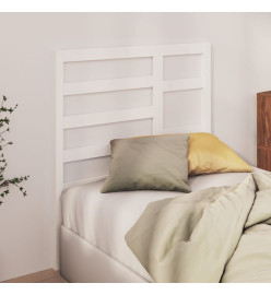 Tête de lit Blanc 106x4x104 cm Bois massif de pin