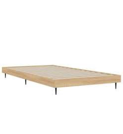 Cadre de lit chêne sonoma 90x190 cm bois d'ingénierie