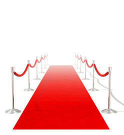 Tapis rouge 1 x 20 m Extra lourd 400 g/m²