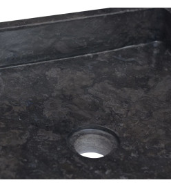 Lavabo Noir 40x40x10 cm Marbre