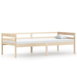 Cadre de lit Bois de pin massif 90x200 cm