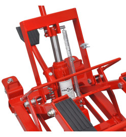 Cric hydraulique de moto / VTT 680 kg Rouge