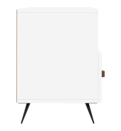 Meuble TV blanc 102x36x50 cm bois d'ingénierie