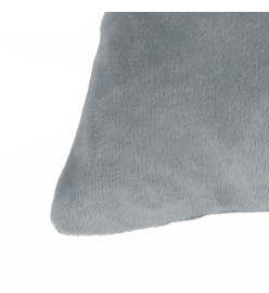 Housses de coussin 4 pcs Tissu 40x40 cm Gris