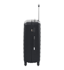 Valise rigide 3 pcs Noir ABS