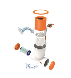 Bestway Pompe de filtration pour piscine Flowclear Skimatic 2574 L / h