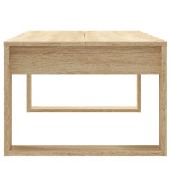 Table basse chêne sonoma 102x50x35 cm bois d'ingénierie