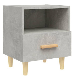 Table de chevet Gris béton 40x35x47 cm