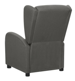 Fauteuil électrique de massage Gris foncé Tissu