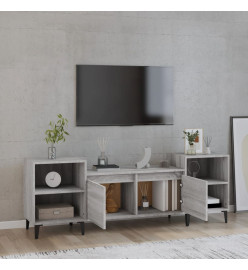 Meuble TV Sonoma gris 160x35x55 cm Bois d'ingénierie