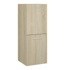 Armoire de salle de bain Chêne sonoma 30x30x80 cm Aggloméré