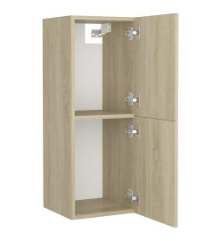 Armoire de salle de bain Chêne sonoma 30x30x80 cm Aggloméré