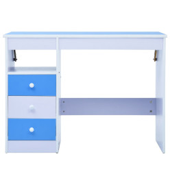 Bureau pour enfants Inclinable Bleu et blanc