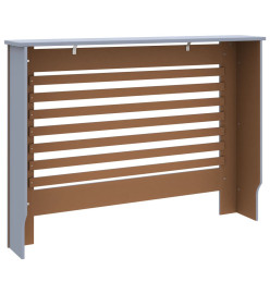 Cache-radiateur Anthracite 112x19x81 cm MDF