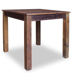 Table de salle à manger Bois de récupération massif 82x80x76 cm