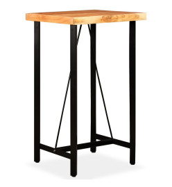 Ensemble de bar 3 pcs Bois d'acacia massif et de récupération