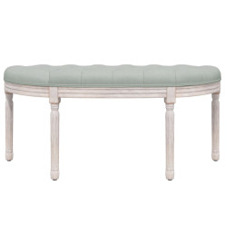 Banc Gris clair 110,5x45x49 cm Velours