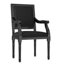 Fauteuil noir 54x59x99 cm velours