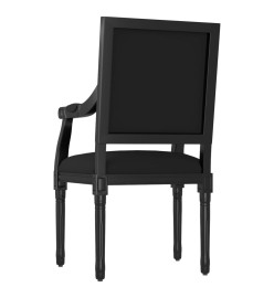 Fauteuil noir 54x59x99 cm velours