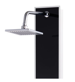 Panneau de douche Verre 18 x 42,1 x 120 cm Noir