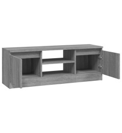 Meuble TV avec porte Sonoma gris 102x30x36 cm