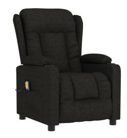 Fauteuil de massage Noir Tissu