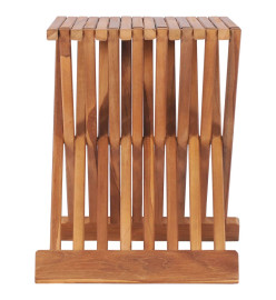 Tabouret pliable 40x32x45 cm Bois de teck solide