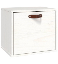 Armoire murale Blanc 40x30x35 cm Bois de pin massif