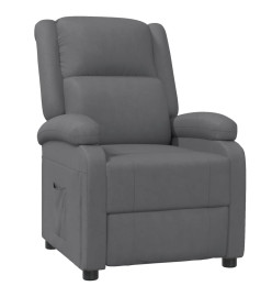 Fauteuil inclinable Anthracite Similicuir