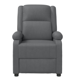 Fauteuil inclinable Anthracite Similicuir