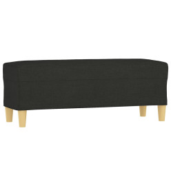 Banc Noir 100x35x41 cm Tissu