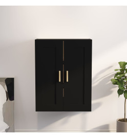 Armoire murale Noir 69,5x32,5x90 cm Bois d'ingénierie