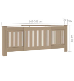 Cache-radiateur MDF 205 cm