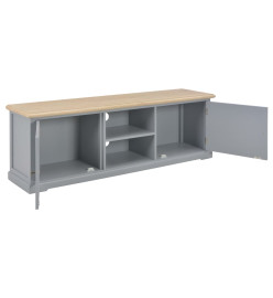 Meuble TV Gris 120 x 30 x 40 cm Bois