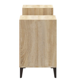 Meuble TV Chêne sonoma 160x35x55 cm Bois d'ingénierie