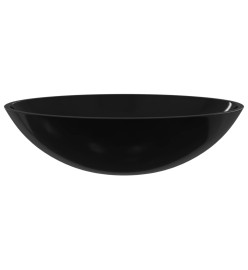 Lavabo Verre 50x37x14 cm Noir